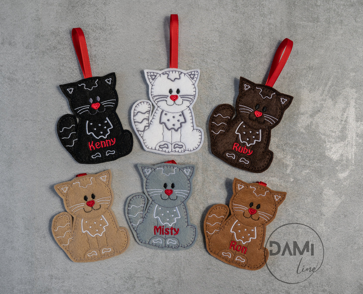 Cat personalised Christmas Decoration