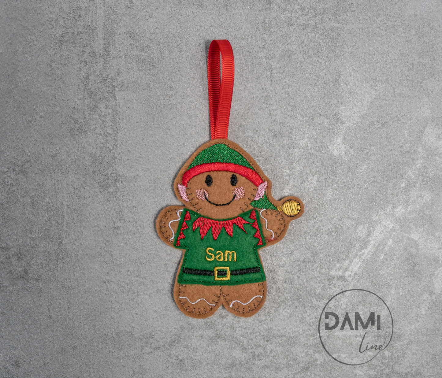 Elf Gingerbread Man Christmas Tree decorations