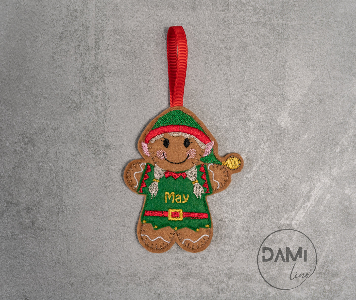 Elf Gingerbread Man Christmas Tree decorations